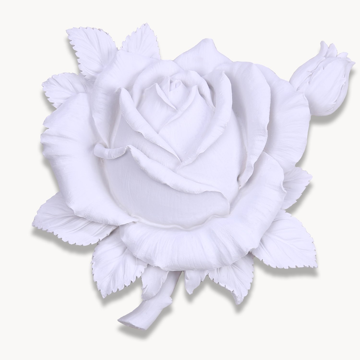 Roze Dekoratif Çiçek Beyaz