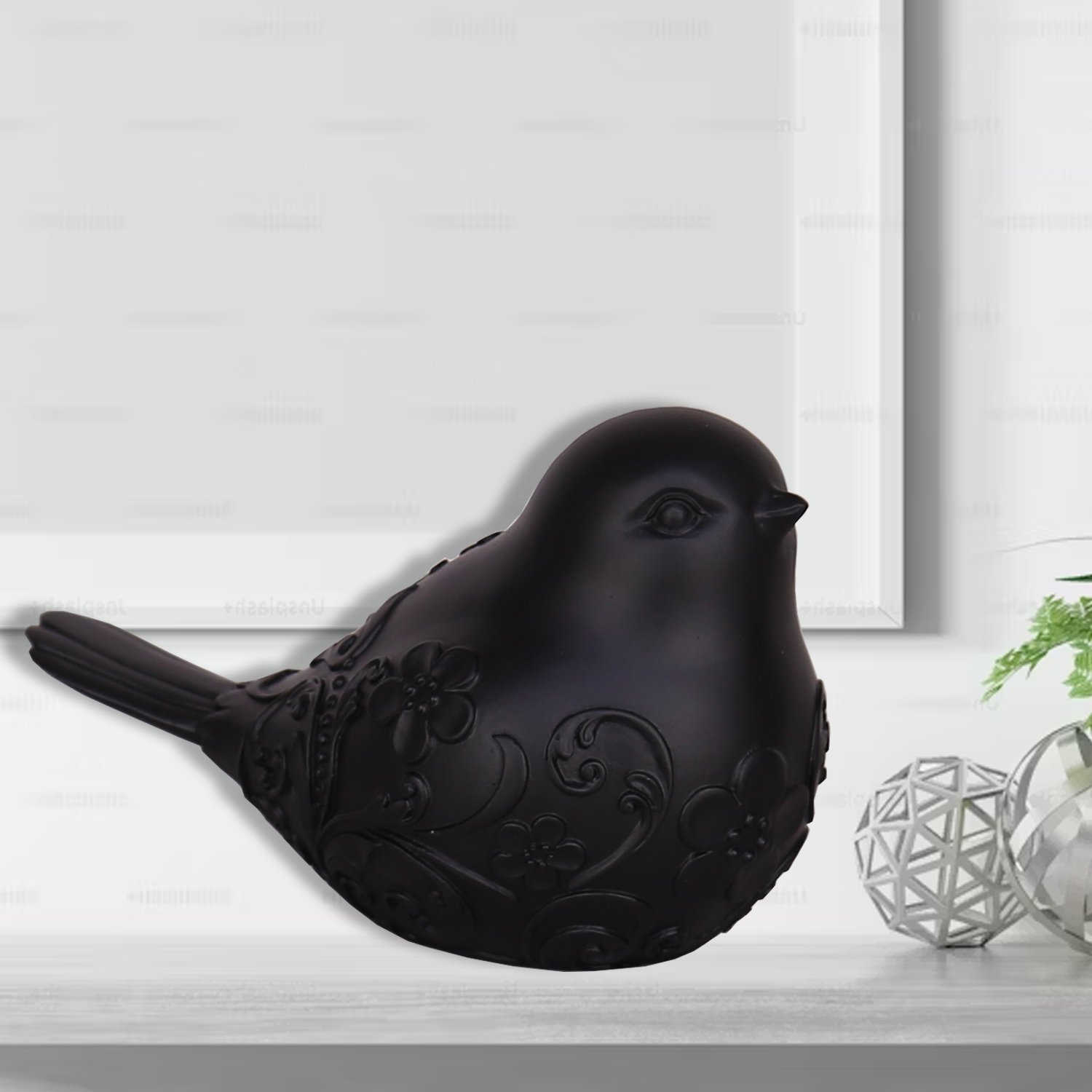 Birdy Dekoratif Obje Siyah