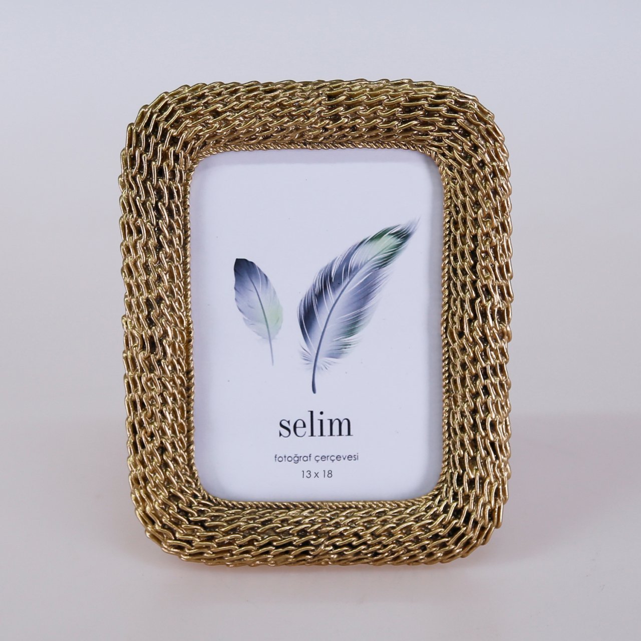 13x18 Chain Çerçeve Altın