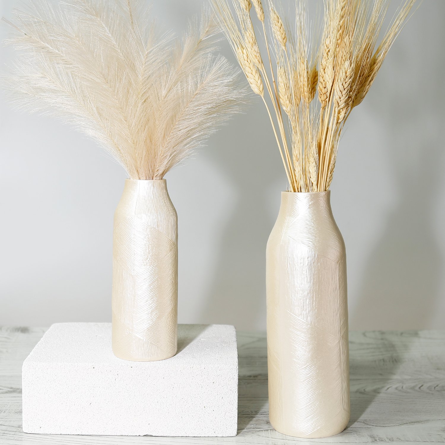 Athena Small Vase Pearl