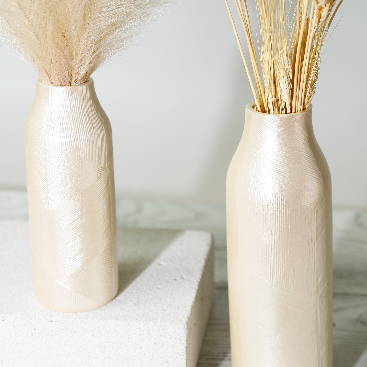 Athena Small Vase Pearl