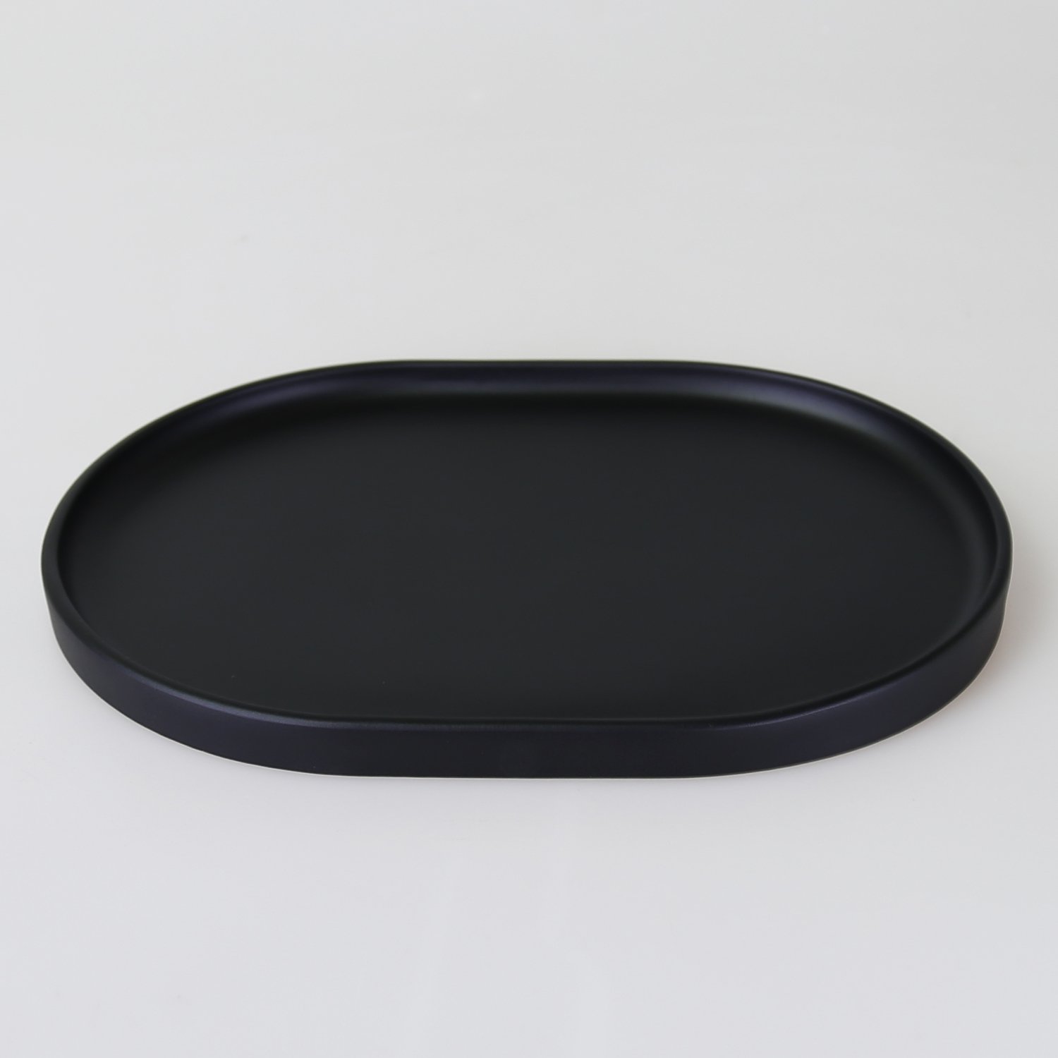 Victoria Oval Tepsi Büyük Siyah