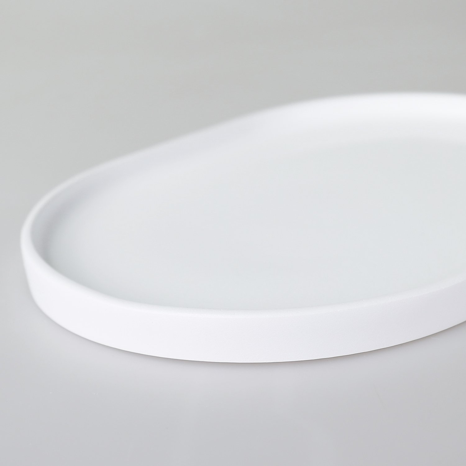 Victoria Oval Tepsi Büyük  Beyaz