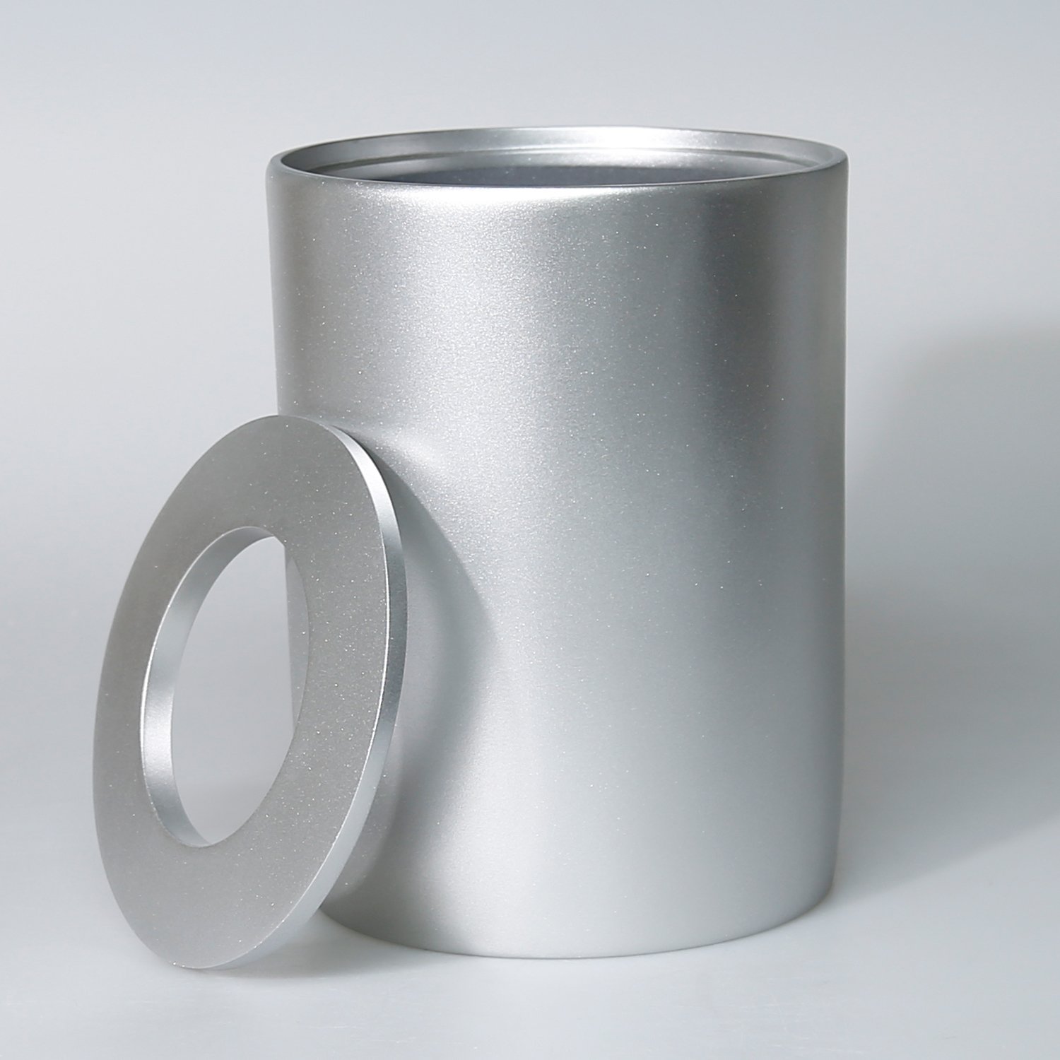 Victoria Dustbin Silver