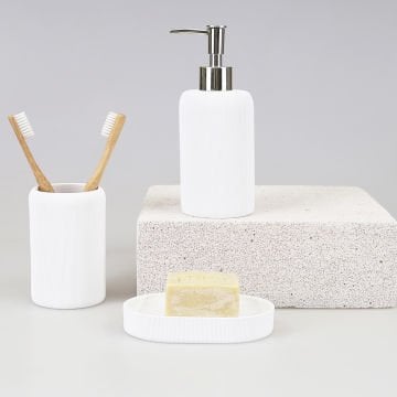 Rising 3 Parça Banyo Seti Beyaz