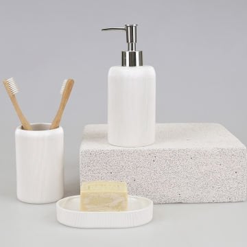 Rising 3 Parça Banyo Seti İnci