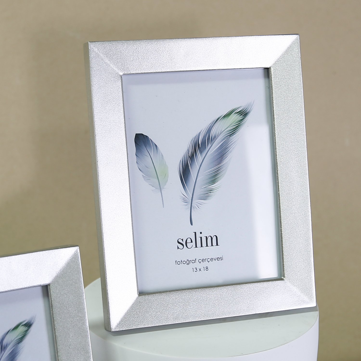 13x18 Plain Çerçeve Gümüş