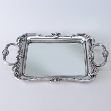 Tray Feryal Mirrored Silver