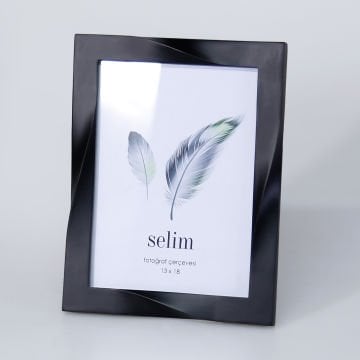 13x18 Curved Frame Black