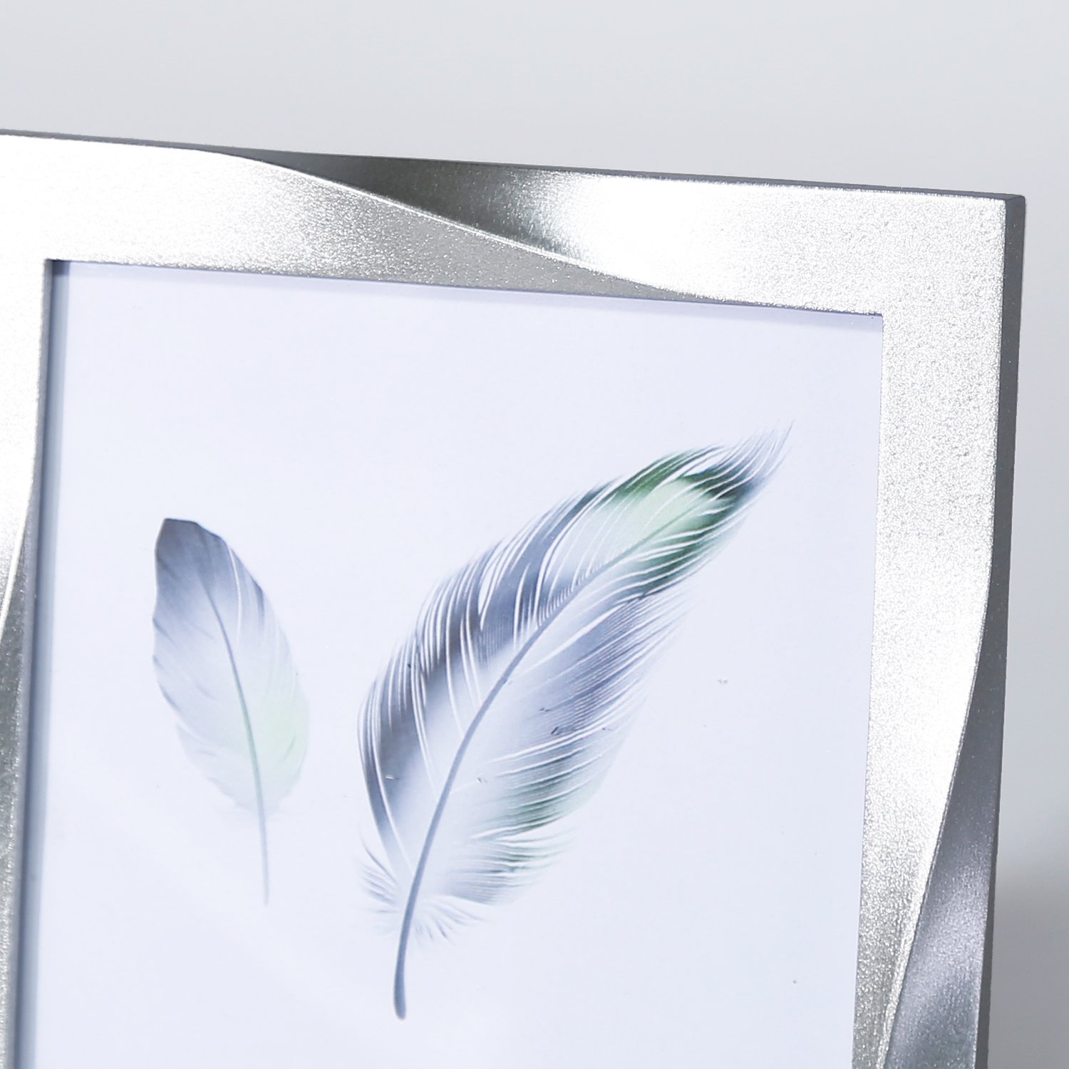 15x20 Curved Çerçeve Gümüş