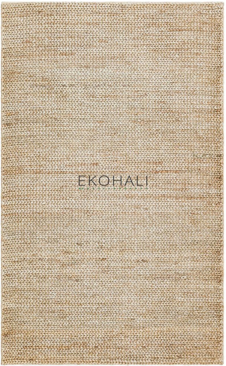 Eko Halı Flatweave Choti Smoke Bej Hasır Halı 120x180 cm