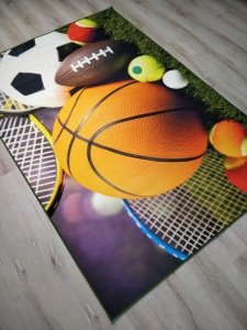 Doğuş 3BoyutluHalı 3D-910 Top Spor Halı 140x200 cm