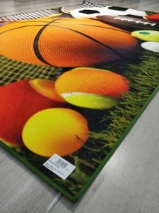 Doğuş 3BoyutluHalı 3D-910 Top Spor Halı 140x200 cm