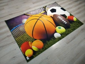 Doğuş 3BoyutluHalı 3D-910 Top Spor Halı 140x200 cm