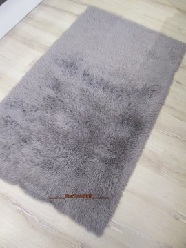 Doğuş Peluş Tavşan Tüyü 80x140cm Kaymaz Tabanlı Halı Beyaz