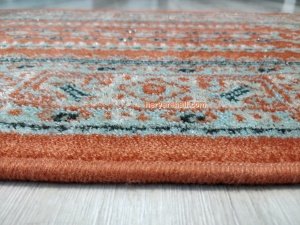 Halı Sarayı Halı Asya Namazlık Seccade İnce 10503O7 Kiremit Simli 65x115 cm