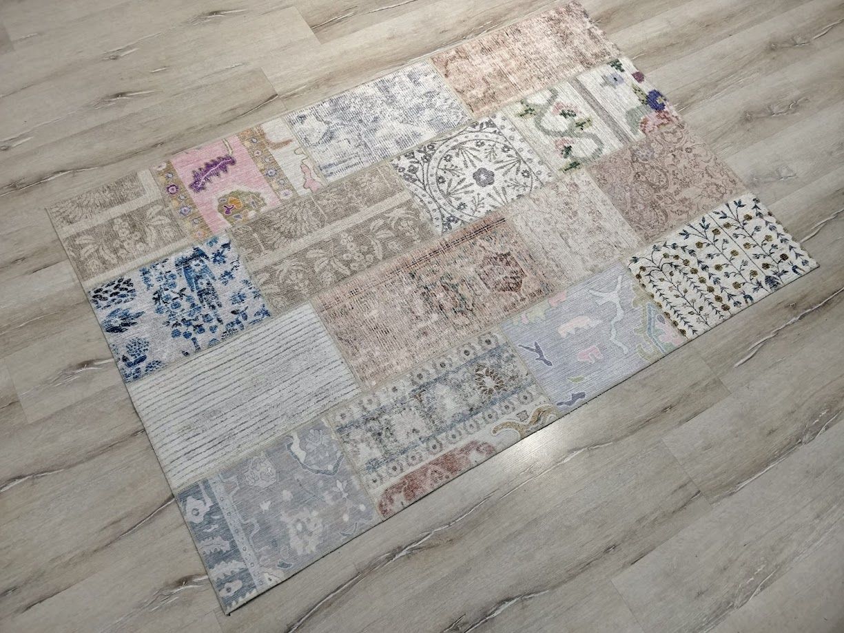 Norm Elegance Patchwork Patchwork Bej Krem 120X180 cm
