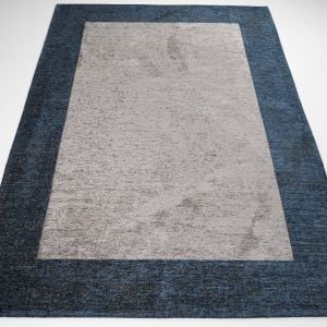 Eko Halı Capella CPL902 Antrasit Lacivert İnce Dokuma Halı 160x230 cm