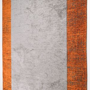 Eko Halı Capella CPL902 Antrasit Turuncu İnce Dokuma Halı 160x230 cm