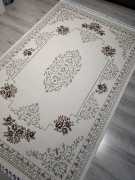 Halı Sarayı Samira 12814R Krem 125x180 cm Salon Halısı