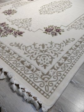 Halı Sarayı Samira 12814R Krem 125x180 cm Salon Halısı