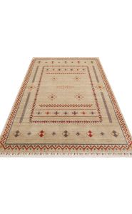 ZARA ZR 20 LIGHT MULTY Otantik Desenli Özel Hav Vermeyen ve Kolay Temizlenebilir Tensel Kullanılarak El Emeği ile Özel Tezgahlarda Üretilen Modern Uşak Halısı
