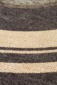 BROOKLYN BRK 09 D.GREY Hasır Görünümlü Kaymaz Renkli Dokuma Modern Kilim