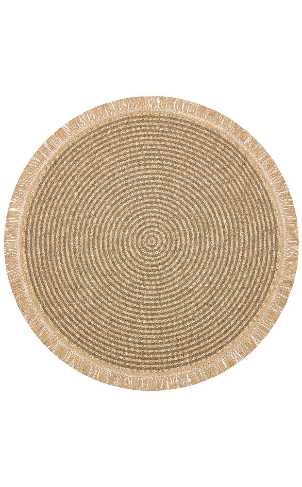 BROOKLYN BRK 07 GREY Hasır Görünümlü Kaymaz Renkli Dokuma Modern Kilim