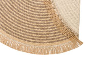 BROOKLYN BRK 07 GREY Hasır Görünümlü Kaymaz Renkli Dokuma Modern Kilim