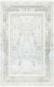 Eko Halı SATEEN ST 17 SILVER XW Hav Toz Vermez Yıkanabilir Kaymaz İnce Dokuma Modern Halı 160 x 230 cm