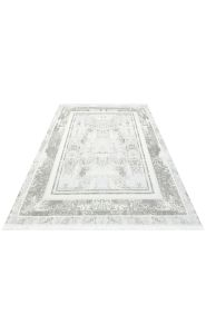 Eko Halı SATEEN ST 17 SILVER XW Hav Toz Vermez Yıkanabilir Kaymaz İnce Dokuma Modern Halı 160 x 230 cm