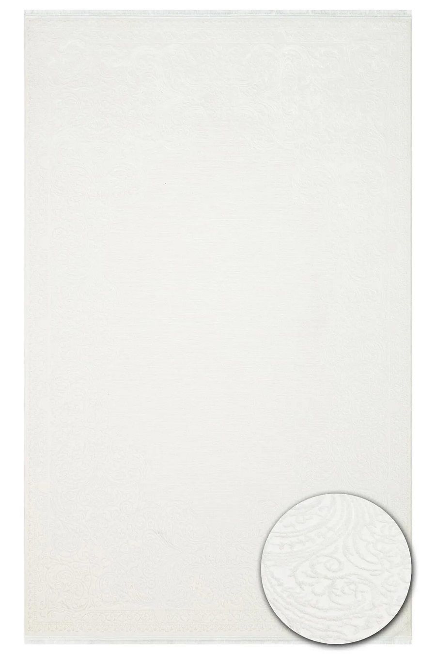 Eko Halı SATEEN LUX ST 906 KREM  Hav Toz Vermez Modern Halı 120 x 180 cm