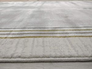 Eko Halı SATEEN LUX ST 905 KREM ALTIN Renk  Hav Toz Vermez Modern Halı 120 x 180 cm