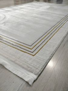 Eko Halı SATEEN LUX ST 905 KREM ALTIN Renk  Hav Toz Vermez Modern Halı 120 x 180 cm