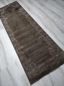 CottonLife Pamuklu Pamuk Kahve 80X250 cm
