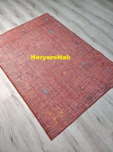 Norm Meyra Vintage Desenli Dokuma Şönil Halı 115 x 170 cm