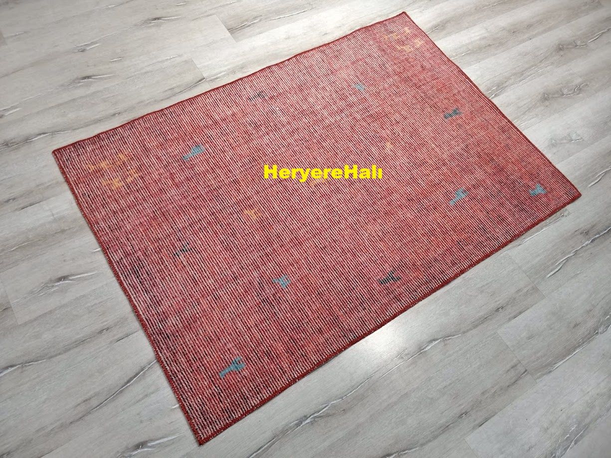 Norm Meyra Vintage Desenli Dokuma Şönil Halı 115 x 170 cm
