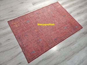 Norm Meyra Vintage Desenli Dokuma Şönil Halı 115 x 170 cm