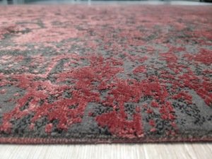 Eko Halı Cordoba DB02 Antrasit Burgundy Halı Yolluk80x300 cm