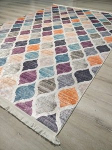 YamalıHome Style R3126 Renkli Damla 160x230 cm Baskı Kilim