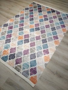 YamalıHome Style R3126 Renkli Damla 160x230 cm Baskı Kilim