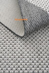 MONO MNO 03 GREY Hav Toz Vermez Kaymaz Tabanlı Şık Leke Tutmaz Yeni Sisal Kilim