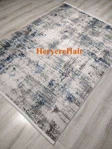 Eko Halı Lagos LGS09 Krem Mavi Salon Halısı 200x290 cm