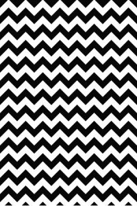 YamalıHome Style V7803 Siyah Beyaz Zigzag 80x150 cm Baskı Kilim