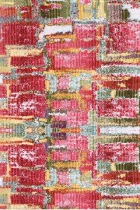 YamalıHome Style R3140 Renkli Ebruli 80x150 cm Baskı Kilim