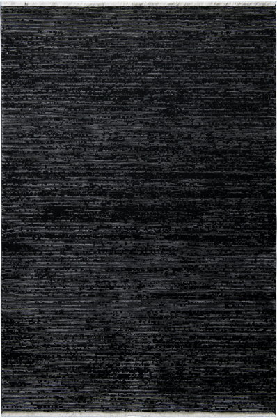 Tuğra Halı Degrade 10255Gri Siyah Sade Modern Halı 160x230 cm