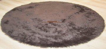 Doğuş Peluş Tavşan Tüyü 140x200cm Kaymaz Tabanlı Oval Halı