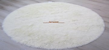 Doğuş Peluş Tavşan Tüyü 140x200cm Kaymaz Tabanlı Oval Halı