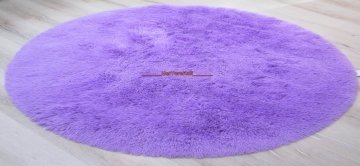 Doğuş Peluş Tavşan Tüyü 140x200cm Kaymaz Tabanlı Oval Halı