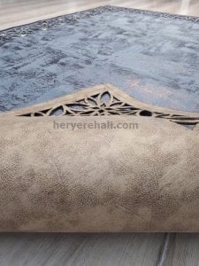 Bianca BNC03 Marine Bronze Deri Halı 150x230 cm